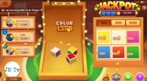 Color Game - Winning roll with triple match