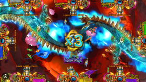 Dragon Fishing II - Mega Drill weapon action