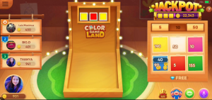 Color Game - Betting interface with color options