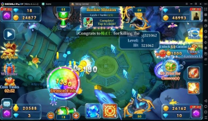 Bombing Fishing - Underwater explosion with chain reaction