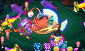 Fishing Disco - Underwater dance floor with neon fish