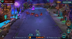 Dragon of Demons - Main game screen with mechanical dragon