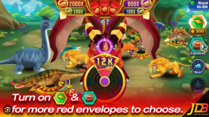Dragon Master - Volcano backdrop with purple dragon target