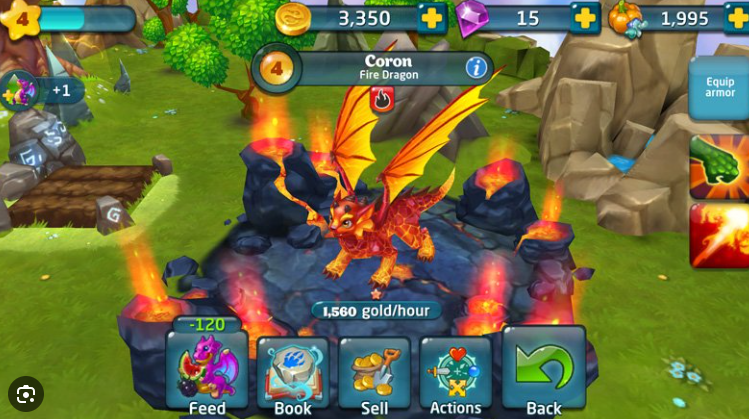 Dragons World gameplay screenshot 2