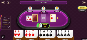 Classic Rummy - Forming sequences and sets