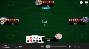 Draw Poker - Card selection strategy interface