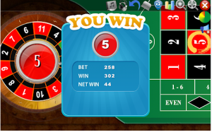 Mini Roulette - Main wheel with compact design