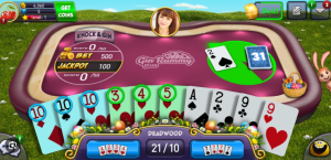 Gin Rummy - Forming melds with sets and runs
